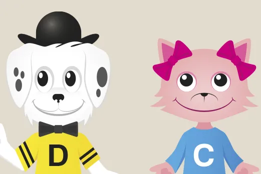diseño de personajes de libro infantil